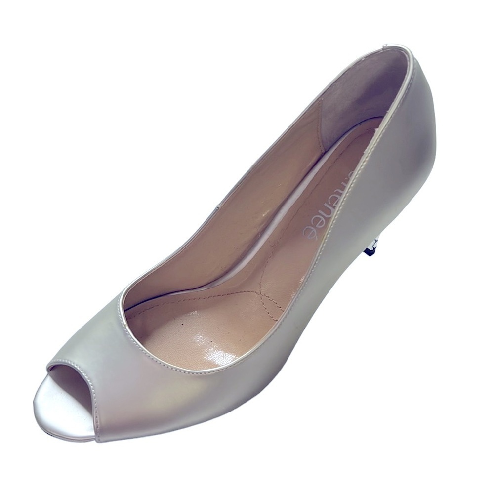 J. Renee Silver Metallic Mermaid Heels
